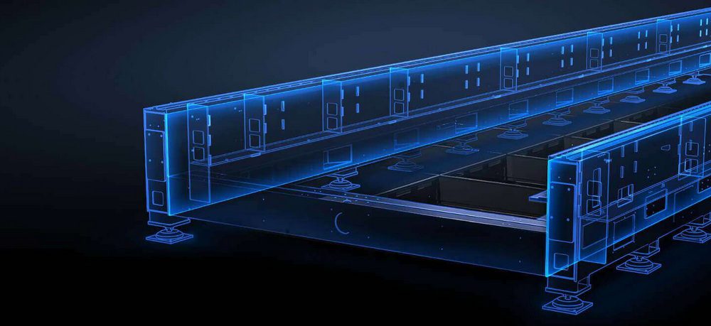 Fiber laser GA series - mortise rivet welded bed