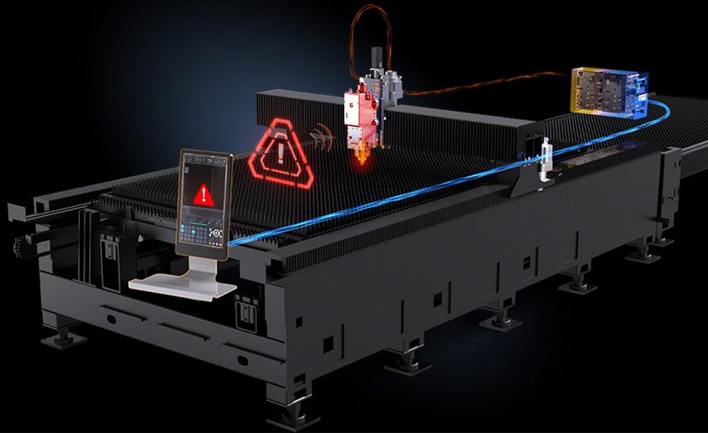 Fiber laser GA new series - temperature warning