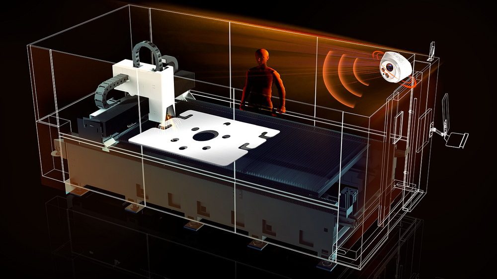Fiber laser GA new series - visual collision avoidance