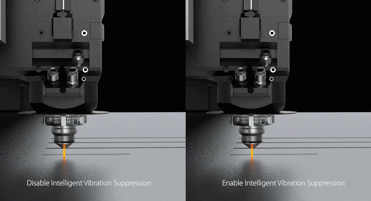 Fiber laser LN series animation vibration suppression