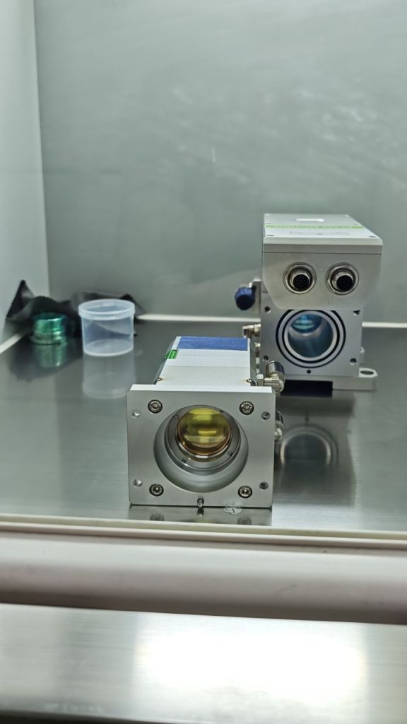 Raytools BM110 fiber laser head repair service - lens