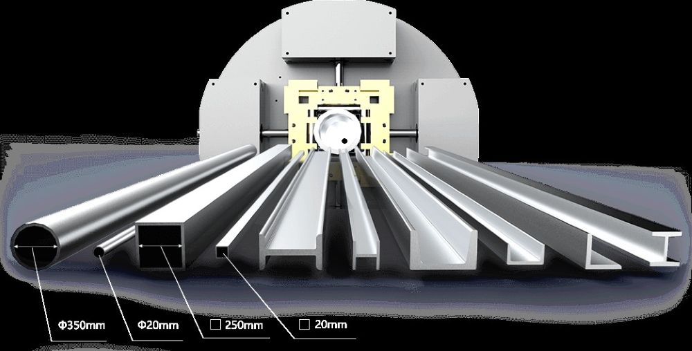 Fiber laser T2 series size description